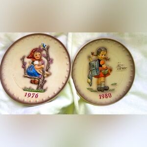 Hummel “Goebel” 1976 1980  “7.5” collector plates West Germany collectibles